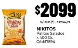 Diarco Nikitos palitos salados oferta