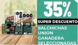 Diarco Union salchichas ganadera seleccionadas oferta