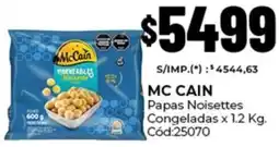 Diarco Mccain papas noisettes congeladas oferta
