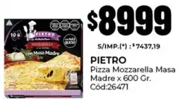 Diarco Pietro pizza mozzarella masa madre oferta