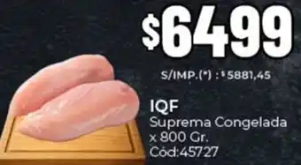 Diarco IQF suprema congelada oferta