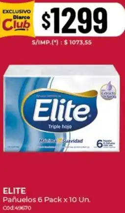 Diarco Elite pañuelos oferta