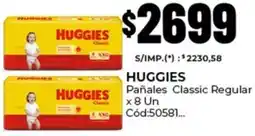 Diarco Huggies pañales classic regular oferta