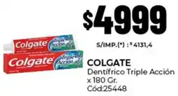 Diarco Colgate dentifrico triple acción oferta