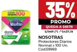 Diarco Nosotras protectores diarios normal oferta