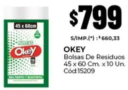 Diarco Okey bolsas de residuos oferta