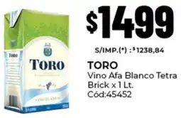 Diarco Toro vino afa blanco tetra brick oferta