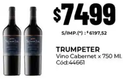 Diarco Trumpeter vino cabernet oferta