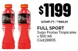 Diarco Full sport jugo frutas tropicales oferta