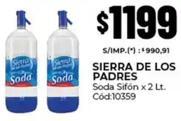 Diarco Sierra de los padres soda sifón oferta