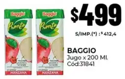 Diarco Baggio jugo oferta