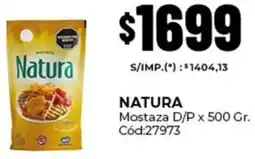 Diarco Natura mostaza d/p oferta