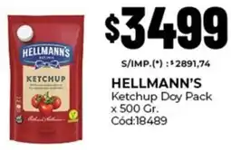 Diarco Hellmann's ketchup doy pack oferta