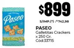 Diarco Paseo galletitas crackers oferta