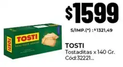 Diarco Tosti tostaditas oferta