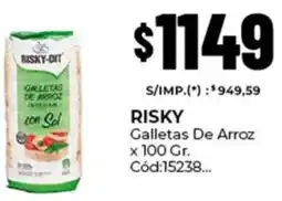 Diarco Risky galletas de arroz oferta
