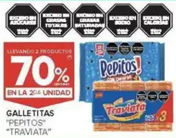 Carrefour Pepitos/traviata galletitas oferta