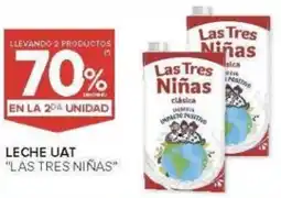 Carrefour Las tres niñas leche uat oferta