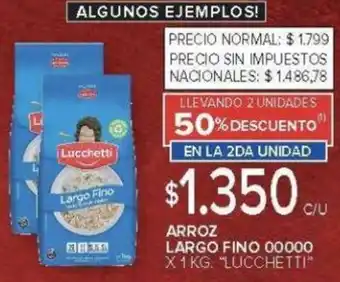 Lucchetti arroz largo fino 00000