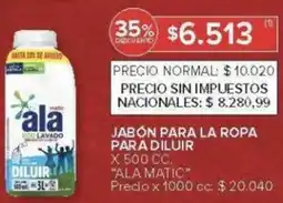 Carrefour Ala matic jabón para la ropa para diluir oferta