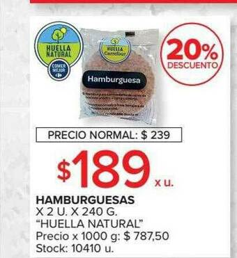 Carrefour Hamburguesas oferta
