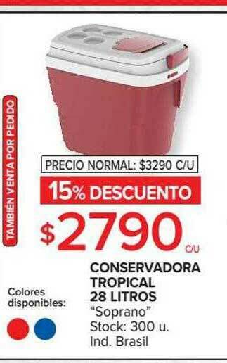 Carrefour Conservadora Tropical 28 Litros oferta