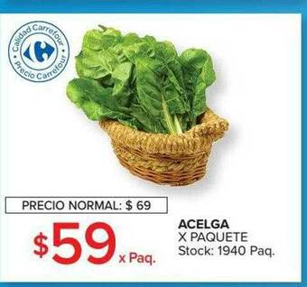 Carrefour Market Acelga oferta