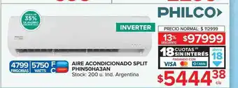 Carrefour Aire Acondicionado Split Phin50ha3an Philco oferta