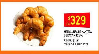 Changomas Medialunas De Manteca O Grasa oferta