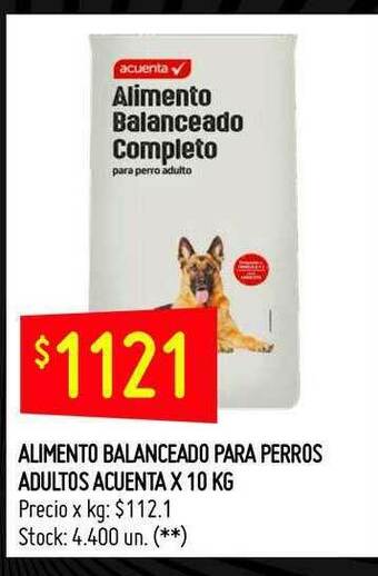 Changomas Alimento Balanceado Para Perros Adultos Acuenta oferta