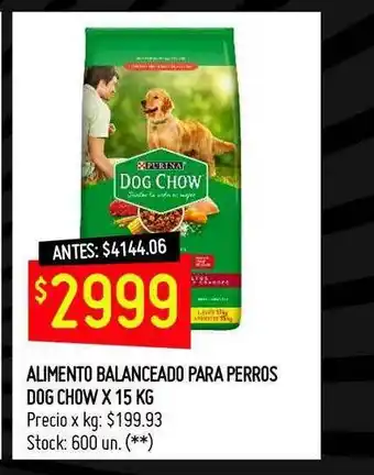 Changomas Alimento Balanaceado Para Perros Dog Chow oferta