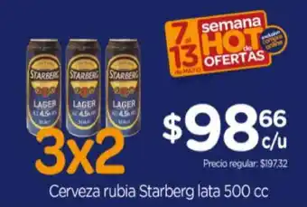 Cerveza Rubia Starberg Lata 500cc
