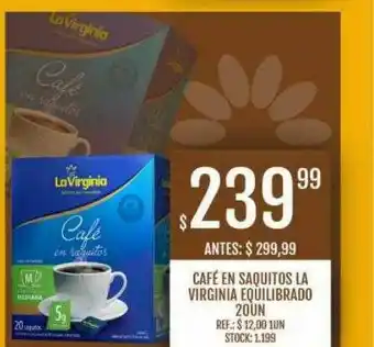 Supermercados Todo Café En Saquitos La Virginia Equilibrado oferta