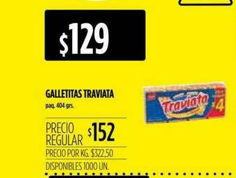 Supermercados Vea Galletitas Traviata oferta