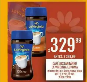 Supermercados Todo Café Instantáneo La Virginia Espuma oferta
