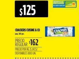 Supermercados Vea Crackers Cuisine & Co oferta