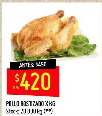 Walmart Pollo Rostizado oferta