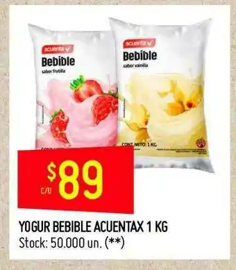 Walmart Yogur Bebible Acuentas oferta