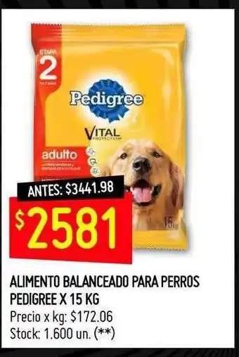 Walmart Alimento Balanceado Para Perros Pedigree oferta