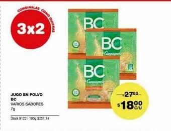 Atomo Conviene Jugo En Polvo Bc oferta