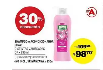 Atomo Conviene Shampoo O Acondicionador Suave Distintas Variedades DP 930ml oferta
