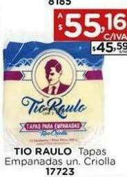 Hipermay Tio Raulo Tapas Empanadas Un. Criolla oferta