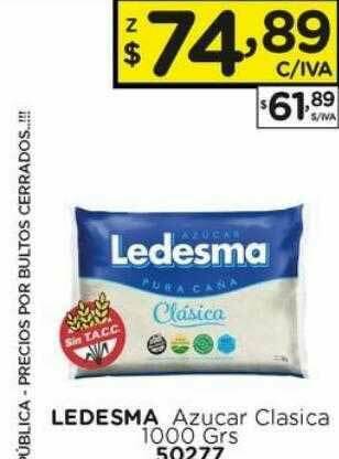 Hipermay Ledesma Azucar Clasica oferta