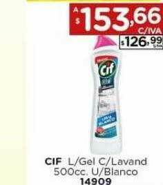 Hipermay Cif L Gel C Lavand U Blanco oferta