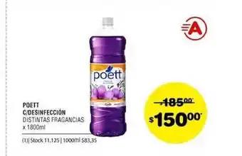 Atomo Conviene Poett C Desinfección Distintas Fragancias 1800ml oferta