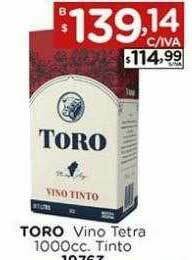 Hipermay Toro Vino Tetra 1000cc Tinto oferta