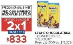 Carrefour Nesquik leche chocolatada tetra oferta