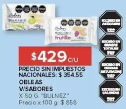 Carrefour Bulnez oble as v/sabores oferta