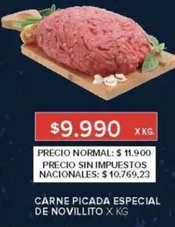 Carrefour Carne picada especial de novillito oferta