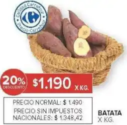 Carrefour Batata oferta